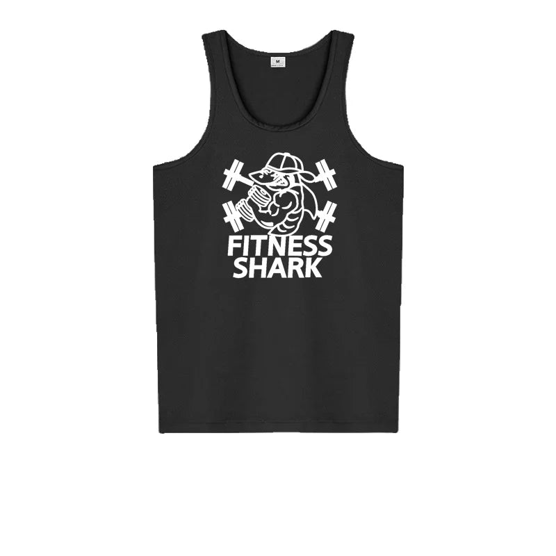 Gym Mens Summer Brand Workout Tank Top Bodybuilding Mesh