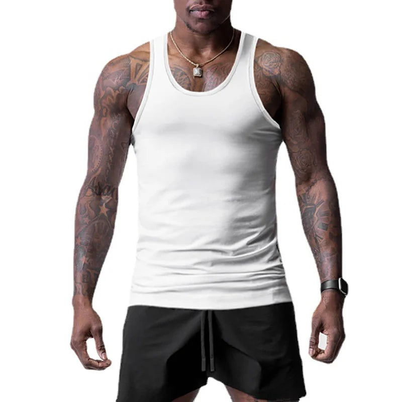 Mens Top Selling Fitness Quick Dry Tank Gym Work