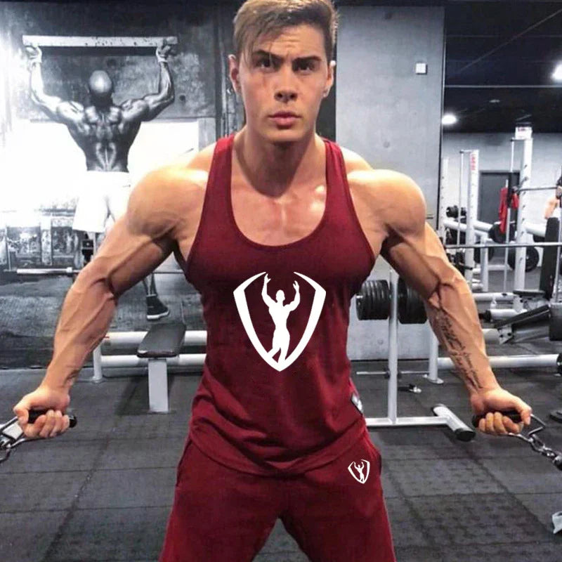 mens tank tops shirt gym tank top fitness clothing vest sleeveless cotton man canotte bodybuilding ropa hombre man clothes wear