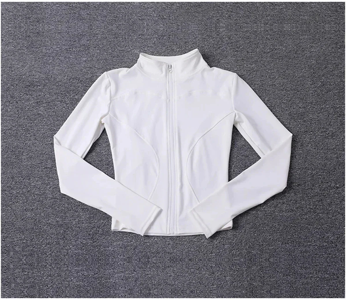 Women Long Sleeve Sport Jacket Spring Summer Gym Workout Coat Yoga Running Sports Cycling Top Casual Zipper Outfit Clothes Chic