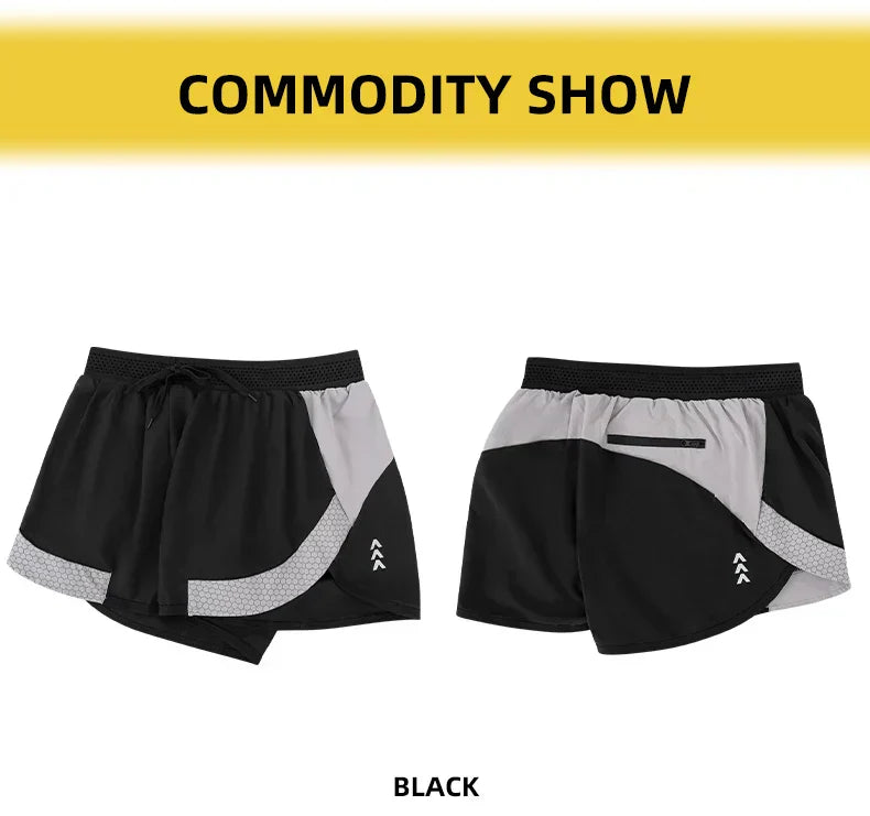 Gym Shorts for Men with Pockets Black Workout and Running Shorts