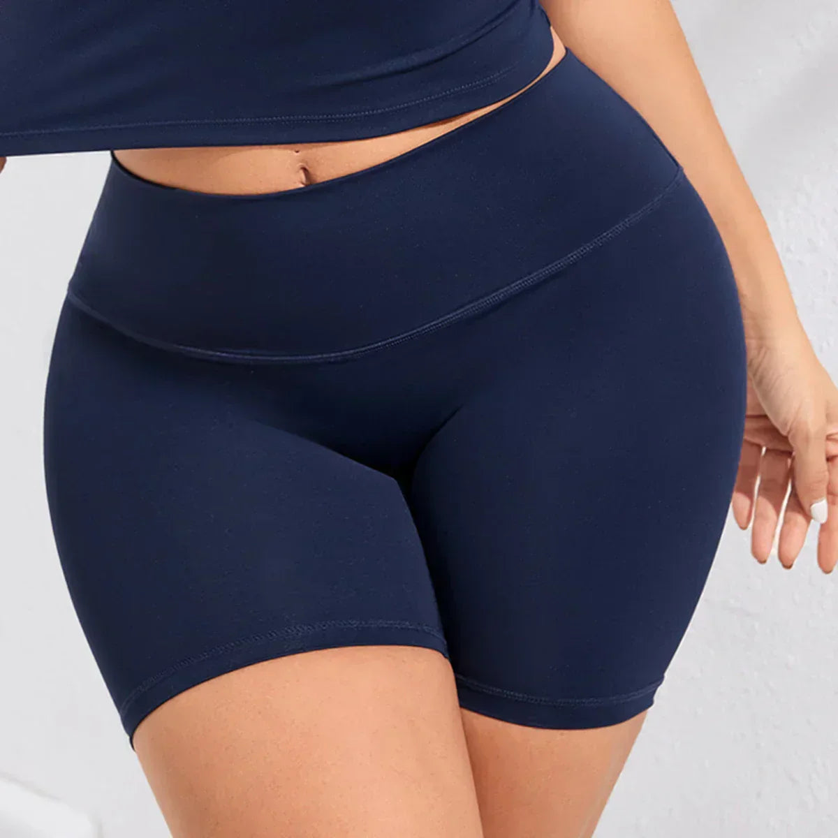 Yoga Shorts Women Fitness Shorts Girl Running High Waist Short Quick Drying Squat Proof Cycling Workout Gym Tight Shorts Black
