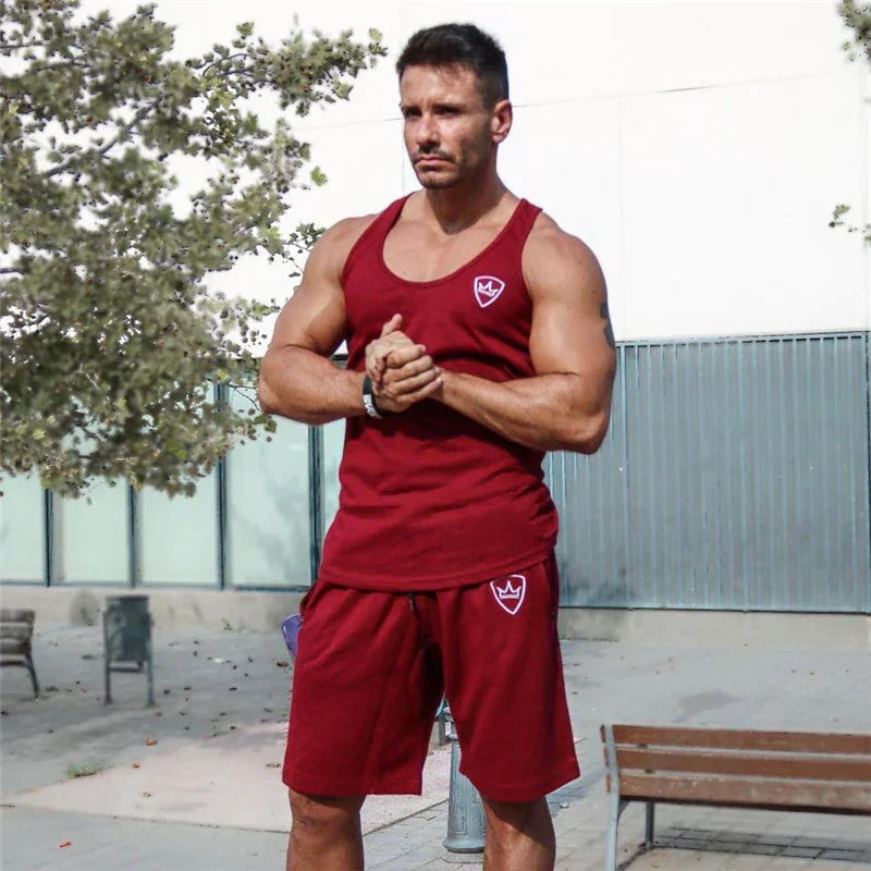 mens tank tops shirt gym tank top fitness clothing vest sleeveless cotton man canotte bodybuilding ropa hombre man clothes wear