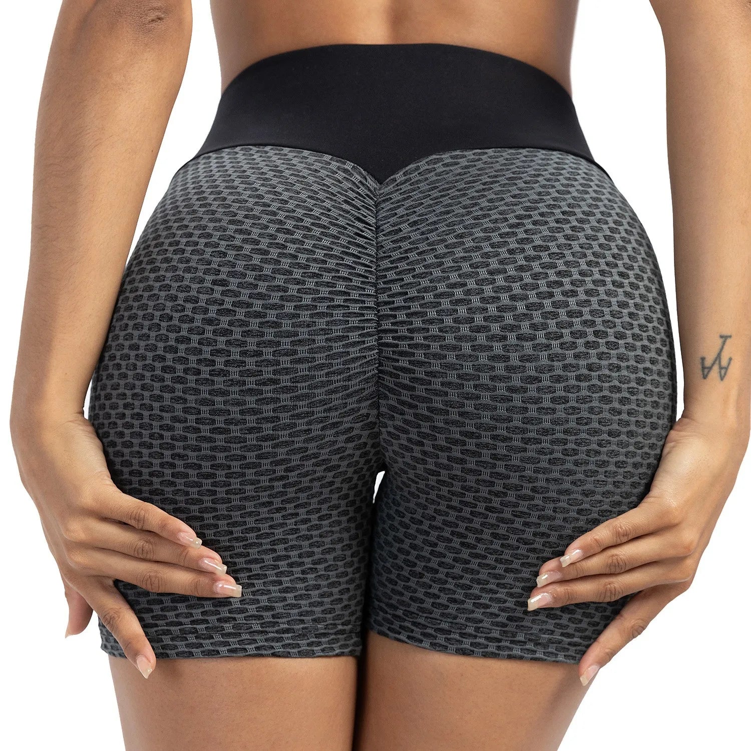 Women Sports Short Yoga Legging Shorts Squat Proof High Waist Fitness Tight Shorts Quick Drying Cycling Workout Gym Shorts