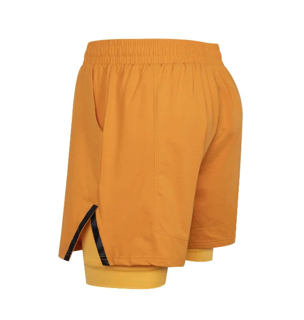 Running Shorts Men Gym Sports Shorts 2 In 1 Quick Dry Workout Training Gym Fitness Jogging Short Pants Summer Men Shorts