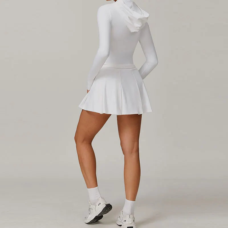 Women Sports Zipper Jacket Yoga Long Sleeved Shirts Summer Sun Protection Clothing Fitness Running Gym Tops UV Resistant Coat