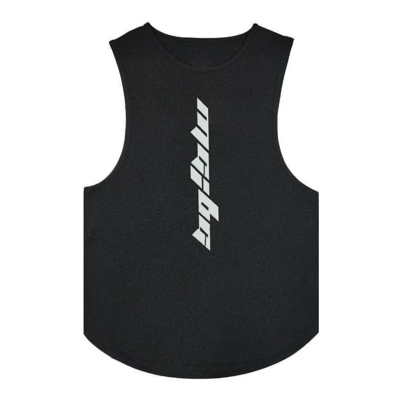 2025 NEW Fitness Sports Tank Tops Men Gyms Workout Sleeveles Shirt Male Summer Loose Undershirt basketball Running men Ves