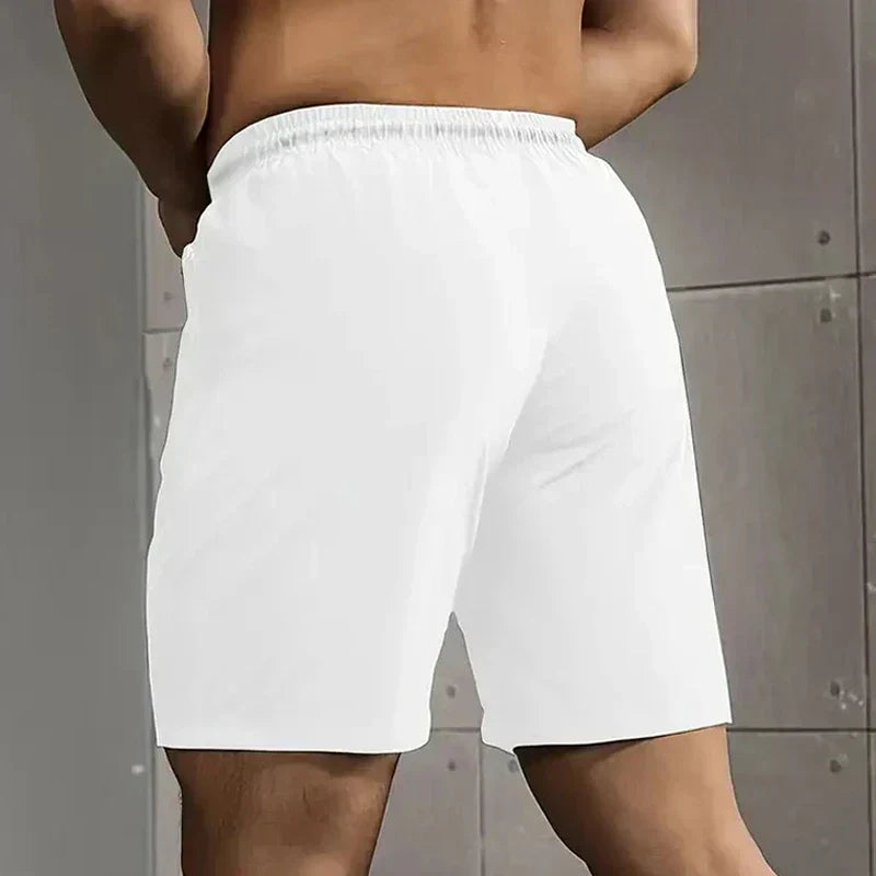 Gym Fitness Shorts Men Workout Running Cycling Quick Drying Breathable Drawstring Sports Shorts Outdoor Running Short Pants