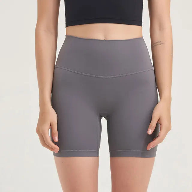 Summer Yoga Shorts Women Fitness Shorts Running Cycling Shorts Breathable Sports Leggings High Waist Push Up Workout Gym Shorts