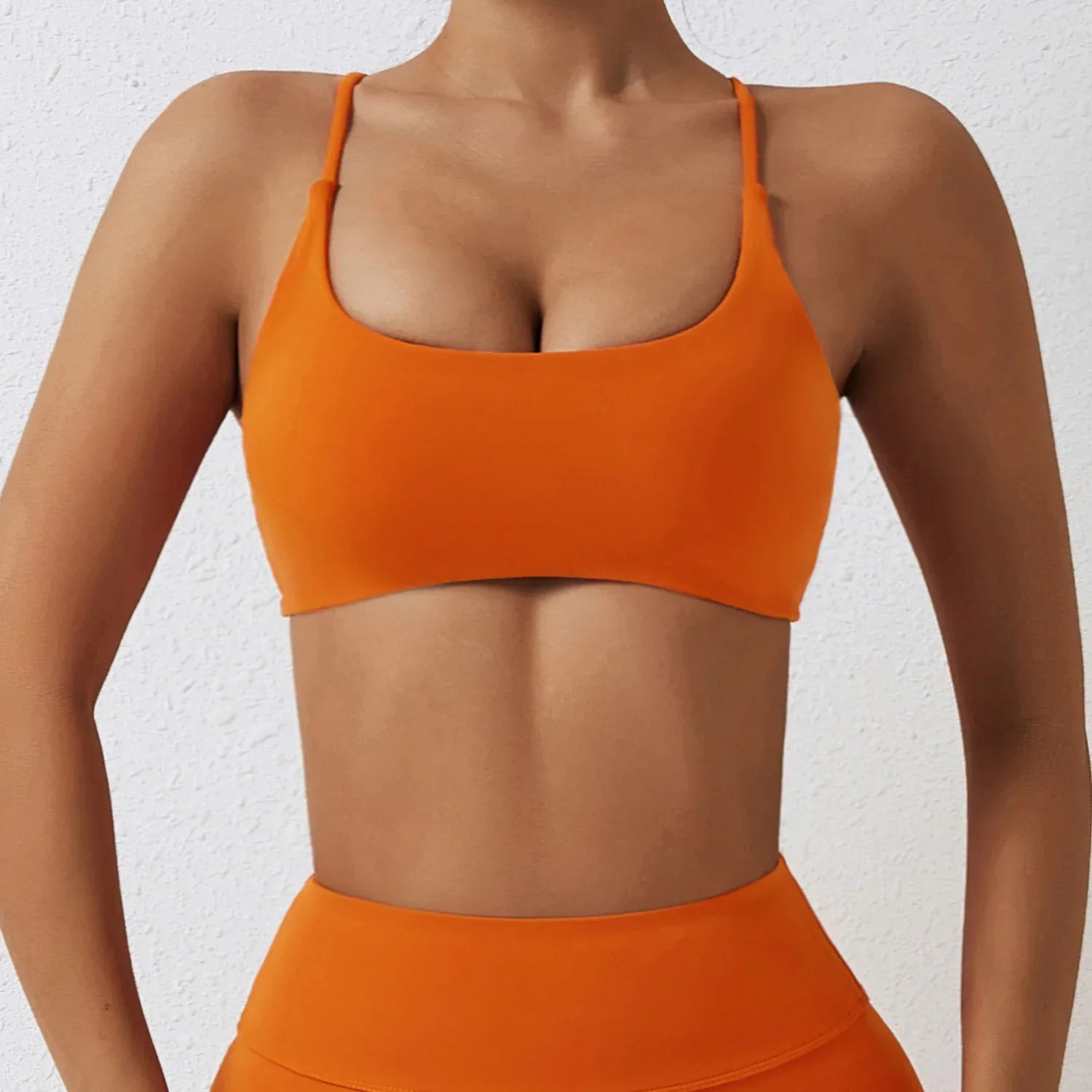 Women Cross Strap Sports Underwear Top Women Push Up Sport Bra