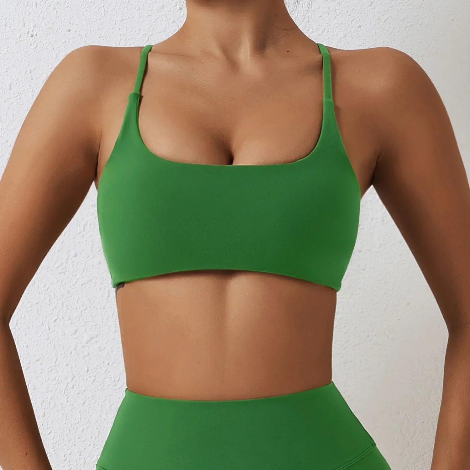 Women Cross Strap Sports Underwear Top Women Push Up Sport Bra