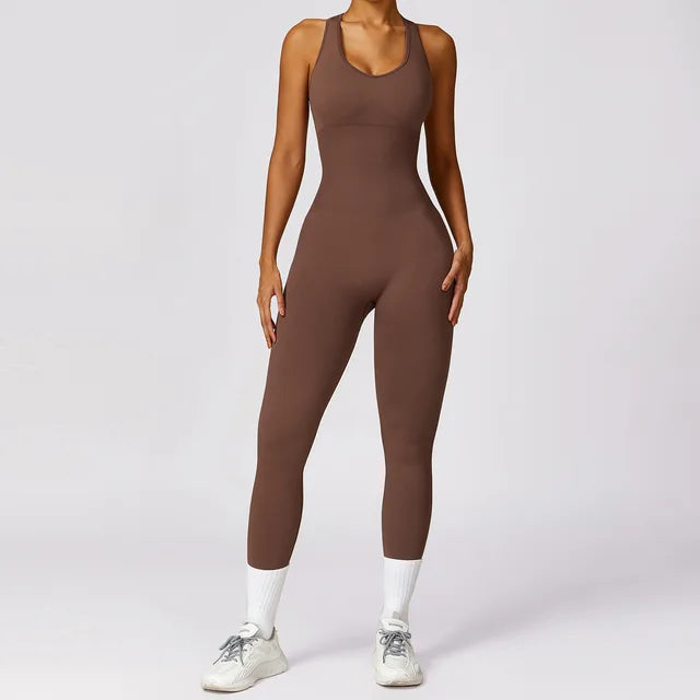 Workout Bodysuit Rompers Sportswear Gym Workout Clothes for Women Tracksuit