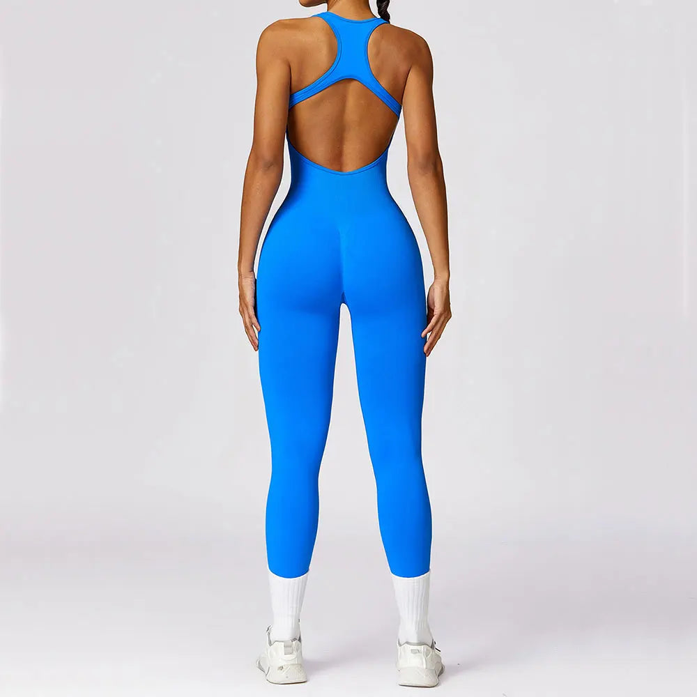 Workout Bodysuit Rompers Sportswear Gym Workout Clothes for Women Tracksuit