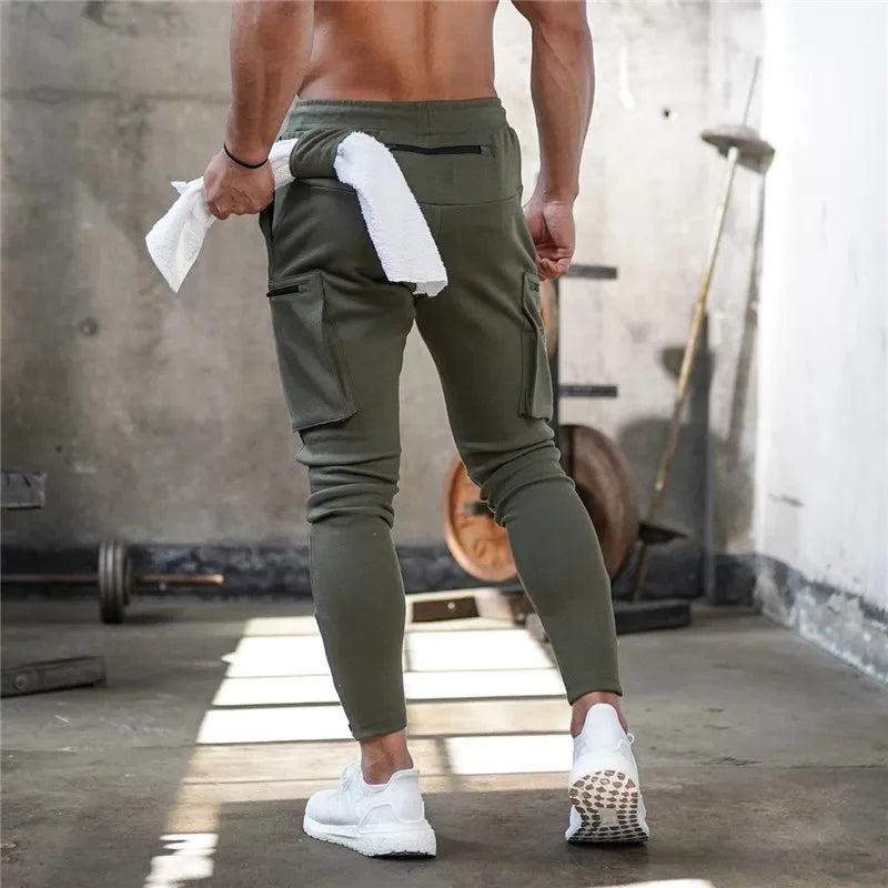 2023 NEW Men pants Sweatpants Man Gyms Workout Fitness Sports Trousers Male Running Skinny Track Pants Training Jogger Pants men