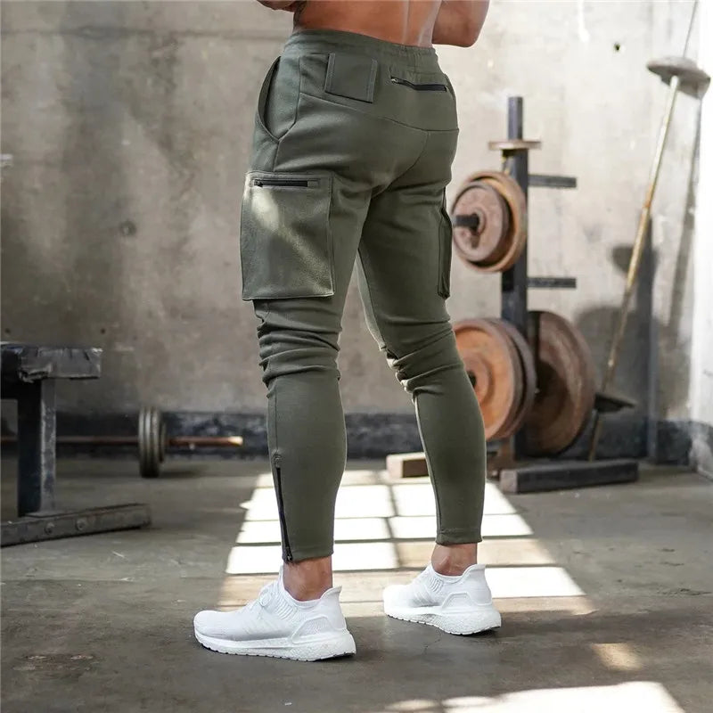 2023 NEW Men pants Sweatpants Man Gyms Workout Fitness Sports Trousers Male Running Skinny Track Pants Training Jogger Pants men