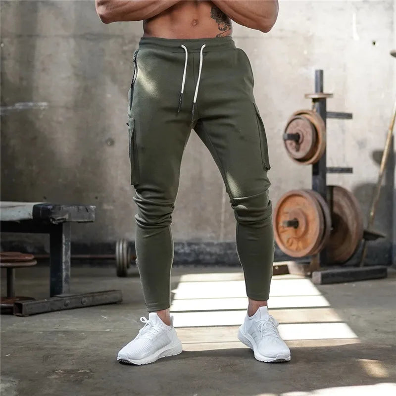 2023 NEW Men pants Sweatpants Man Gyms Workout Fitness Sports Trousers Male Running Skinny Track Pants Training Jogger Pants men
