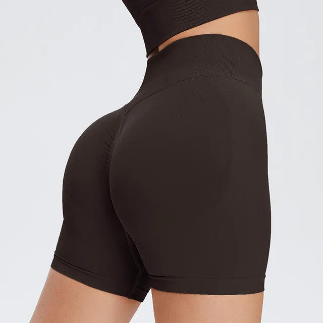 High Waist Seamless Shorts Women Scrunch Butt Yoga Shorts Push Up Gym Shorts Athletic Booty Fitness Workout Short Women Clothing