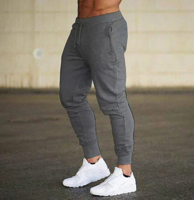 2022 Fashion Men Gyms Pure color Pants Joggers Fitness Casual Long Pants Men Workout Skinny Sweatpants Jogger Tracksuit Trousers