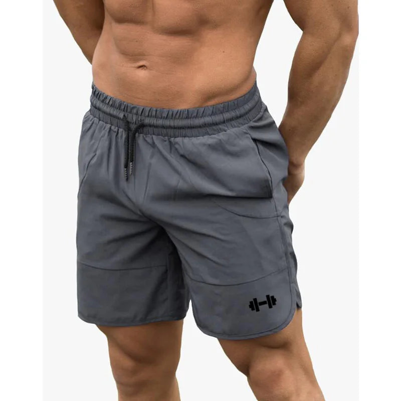 Summer Mens Casual Shorts Gym Wear Fitness Workout Shorts Men Sport Short Pants Tennis Basketball Soccer Training Running Shorts