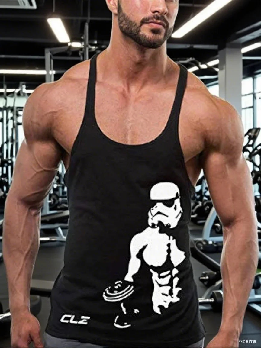 Gym Tank Top Men Fitness Clothing Mens Bodybuilding Tank Tops Summer Gym Clothing for Male Sleeveless Vest Shirts