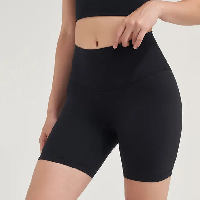 Summer Yoga Shorts Women Fitness Shorts Running Cycling Shorts Breathable Sports Leggings High Waist Push Up Workout Gym Shorts